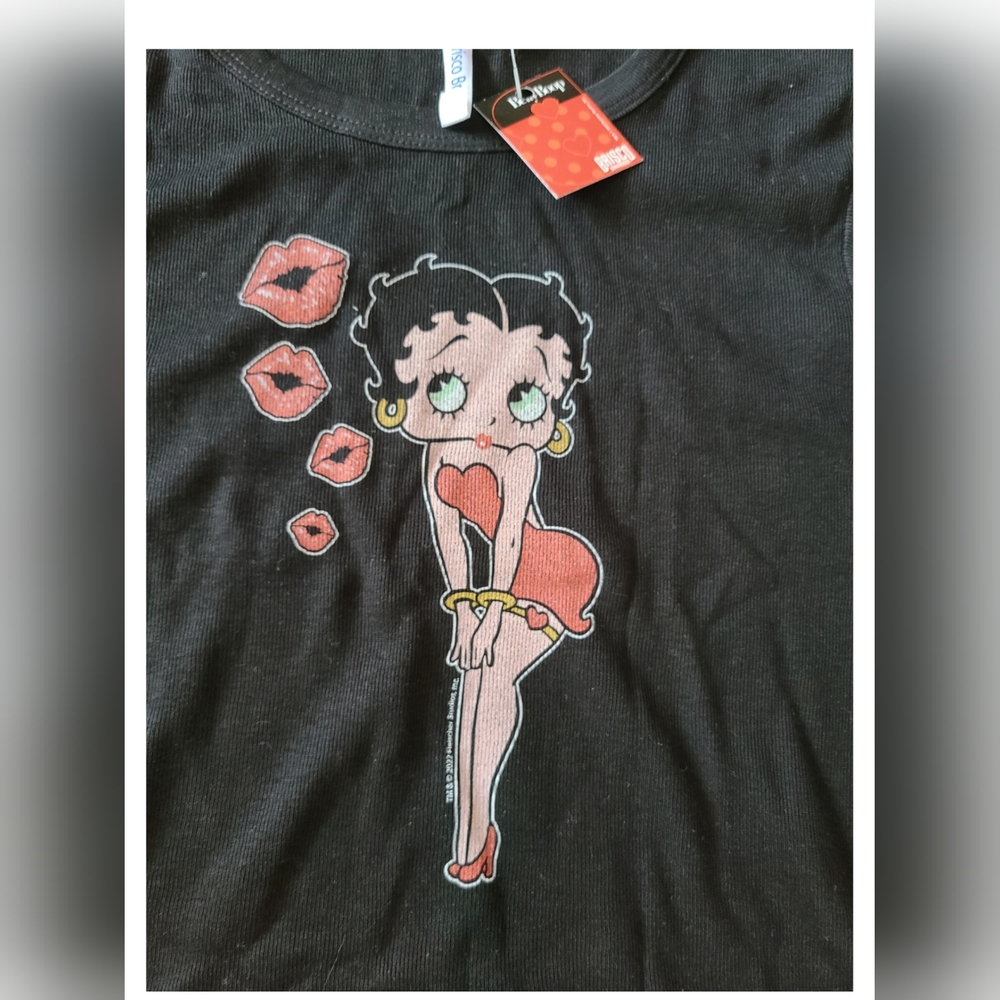NWT | BRISCO BRANDS |  BETTY BOOP TOP |SIZE SMALL - Picture 3 of 13